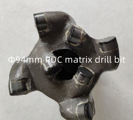 94mm ম্যাট্রিক্স বডি PDC ড্রিল বিট হার্ড ভাঙ্গা ঘষিয়া তুলিয়া ফেলিতে সক্ষম শিলা ড্রিলিং জন্য