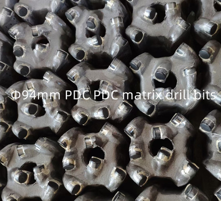 94mm ম্যাট্রিক্স বডি PDC ড্রিল বিট হার্ড ভাঙ্গা ঘষিয়া তুলিয়া ফেলিতে সক্ষম শিলা ড্রিলিং জন্য