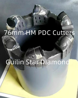 ভূতাত্ত্বিক অনুসন্ধানের জন্য 76mm PDC কোর ড্রিল বিট ISO9001 সার্টিফিকেট