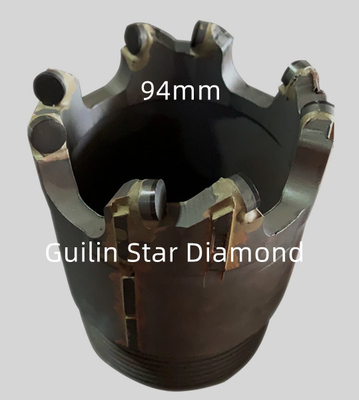 সম্পদ অনুসন্ধানের জন্য OEM PDC কোর ড্রিল বিট 96mm ব্যাস