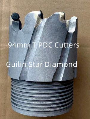 সম্পদ অনুসন্ধানের জন্য OEM PDC কোর ড্রিল বিট 96mm ব্যাস